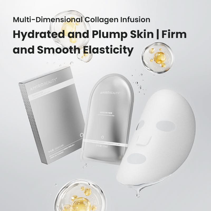 AMIRO BEAUTY Pro-Collagen Firming Serum Facial Mask - Image 3