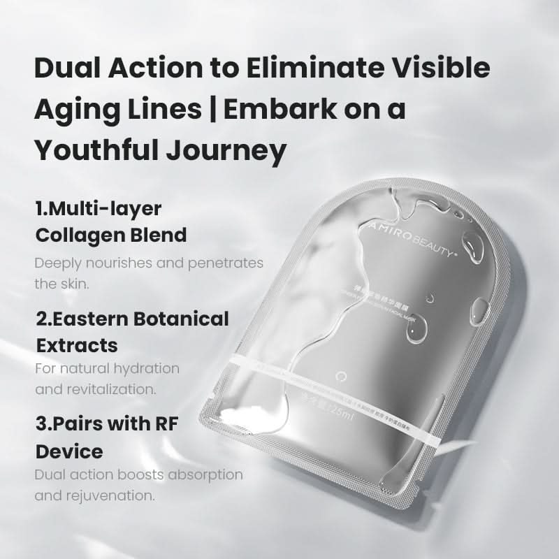 AMIRO BEAUTY Pro-Collagen Firming Serum Facial Mask - Image 4