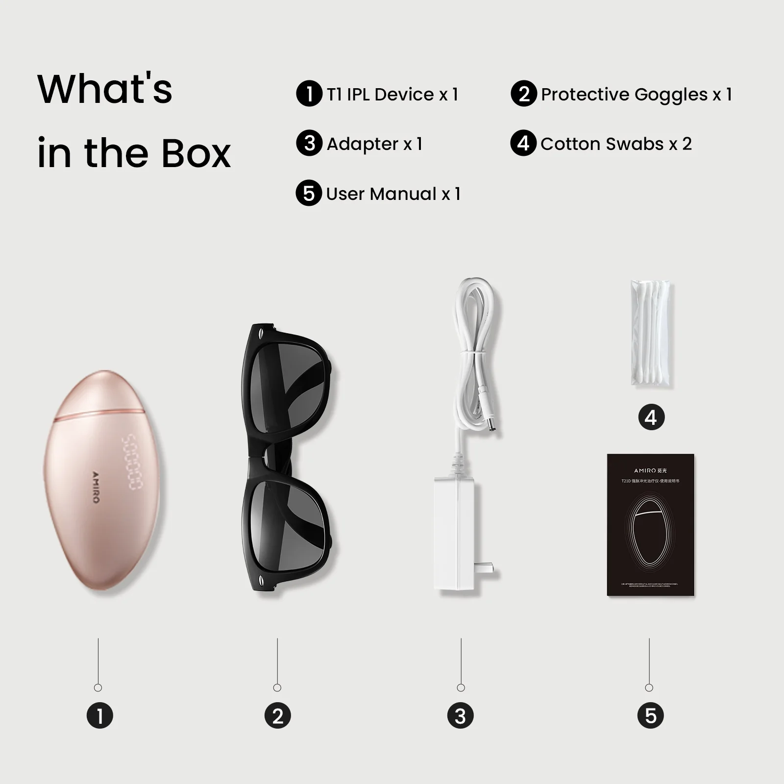 AMIRO T1 Smart IPL Ice-Cooling Hair Removal Device - Image 11
