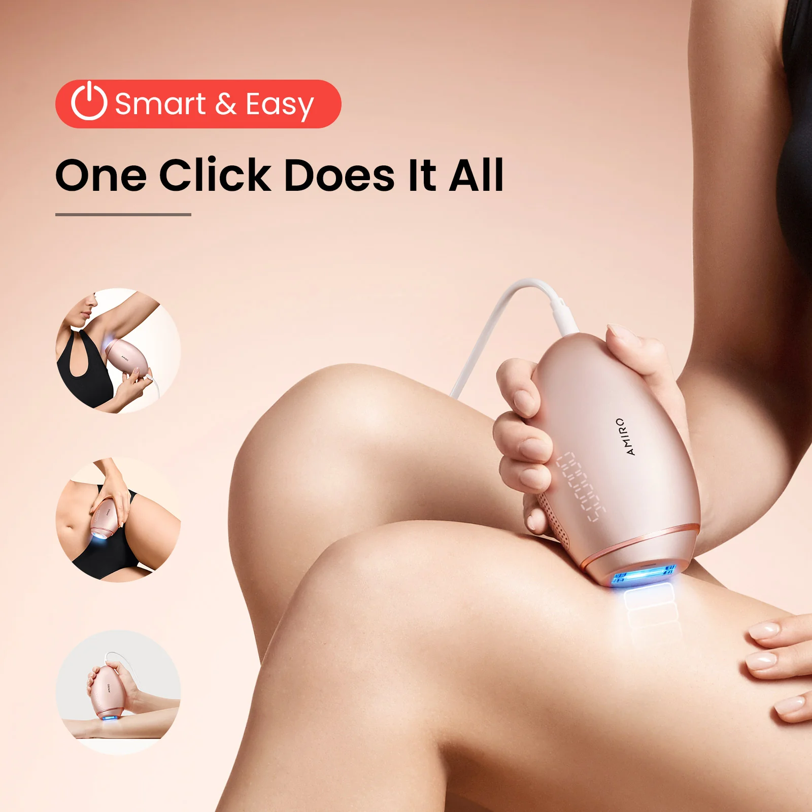AMIRO T1 Smart IPL Ice-Cooling Hair Removal Device - Image 7