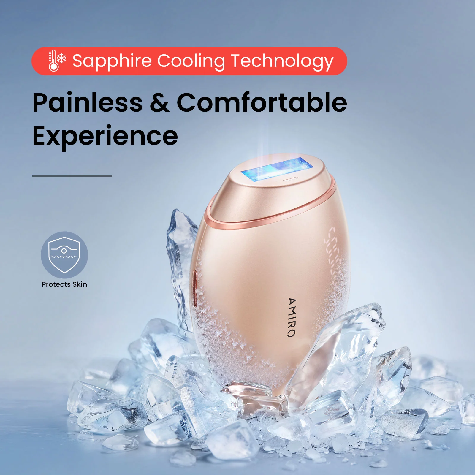 AMIRO T1 Smart IPL Ice-Cooling Hair Removal Device - Image 8