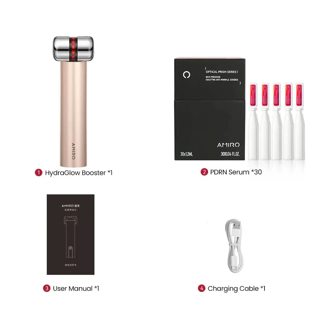 HydraGlow Booster<br><small>Red Light & Microcurrent + PDRN Serum Kit</small> - Image 13