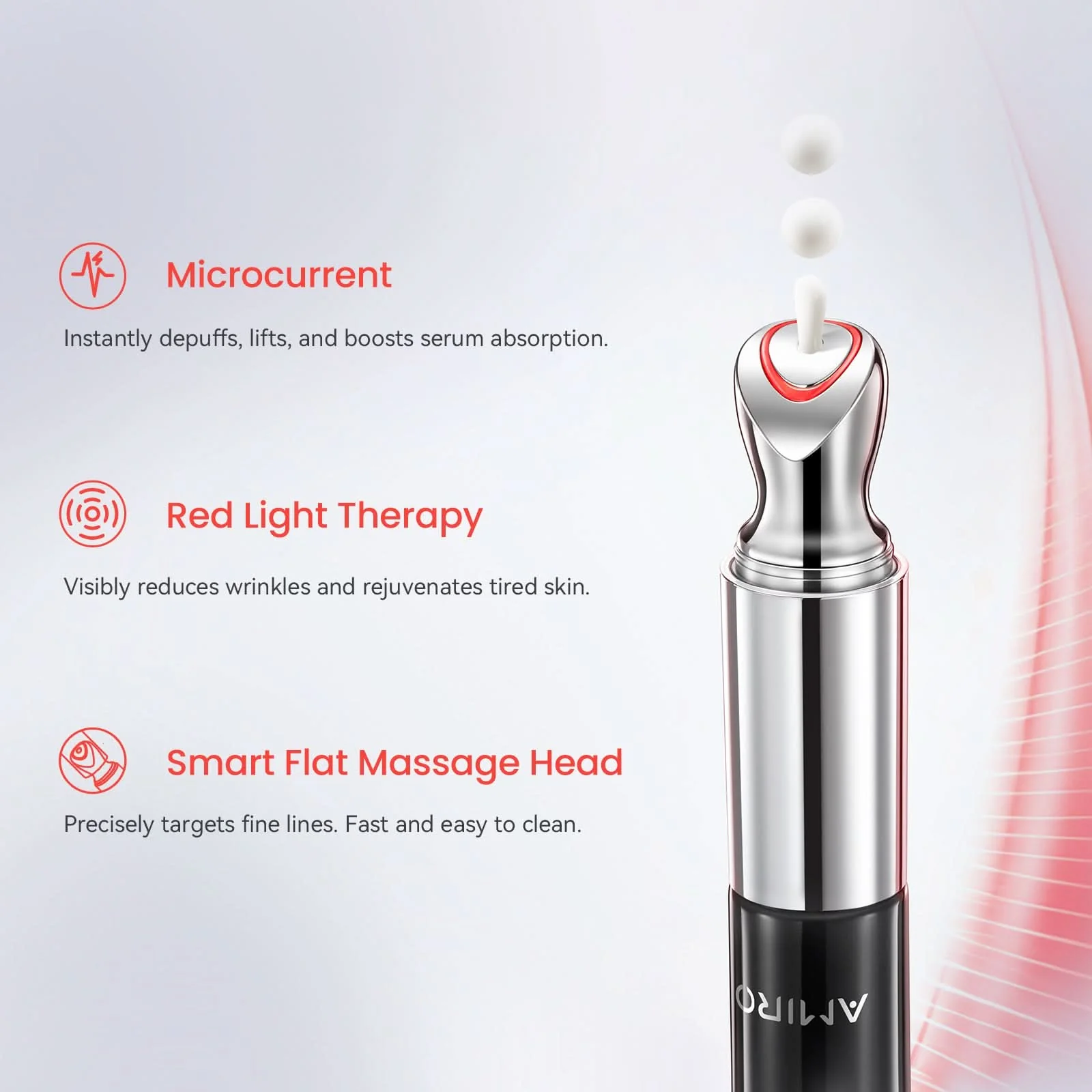 AMIRO EyeGlow Red Light & Microcurrent Eye Cream - Image 5